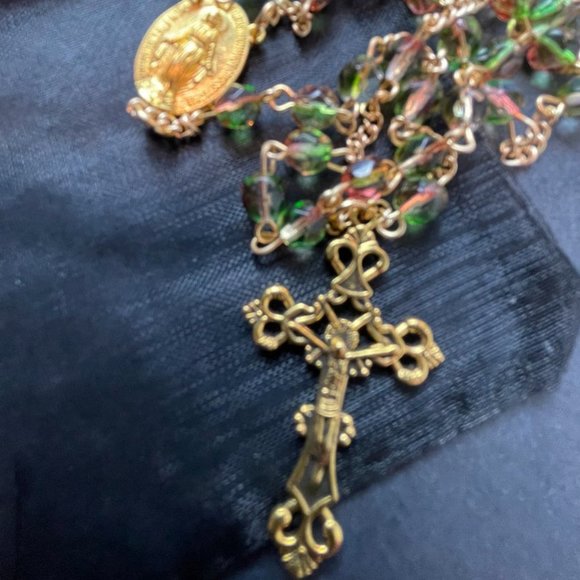 Handmade Firepolish Dual Coated -Peach/Pear - Picture 4 of 4